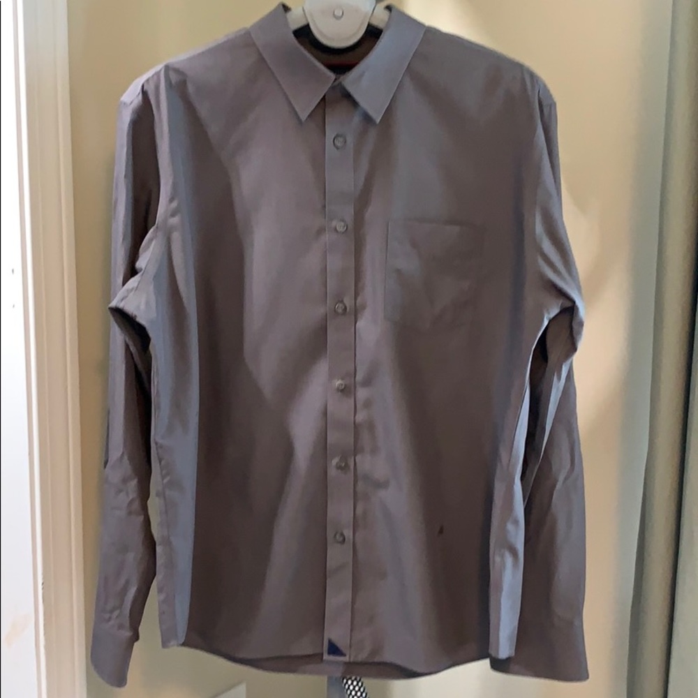 Untuckit Sangiovese Dress Shirt - XL - Gray